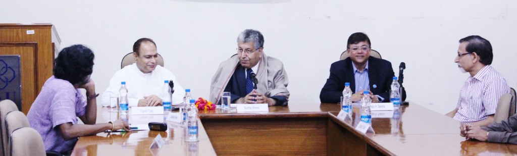 Prof. Mukhtar Ahmen, Chairman, HEC - Pakistan delivering a special lecture in SAU