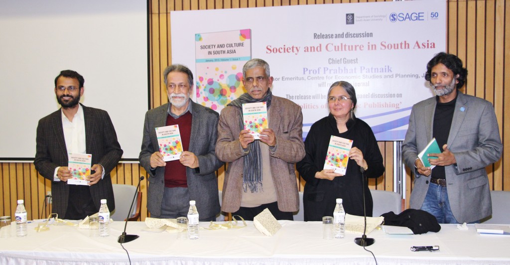 Launch of the Journal published by Dept. of Sociology, SAU with collaboration with Sage India
