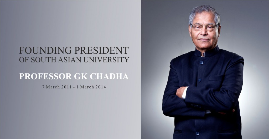 Prof GK Chadha Founding President